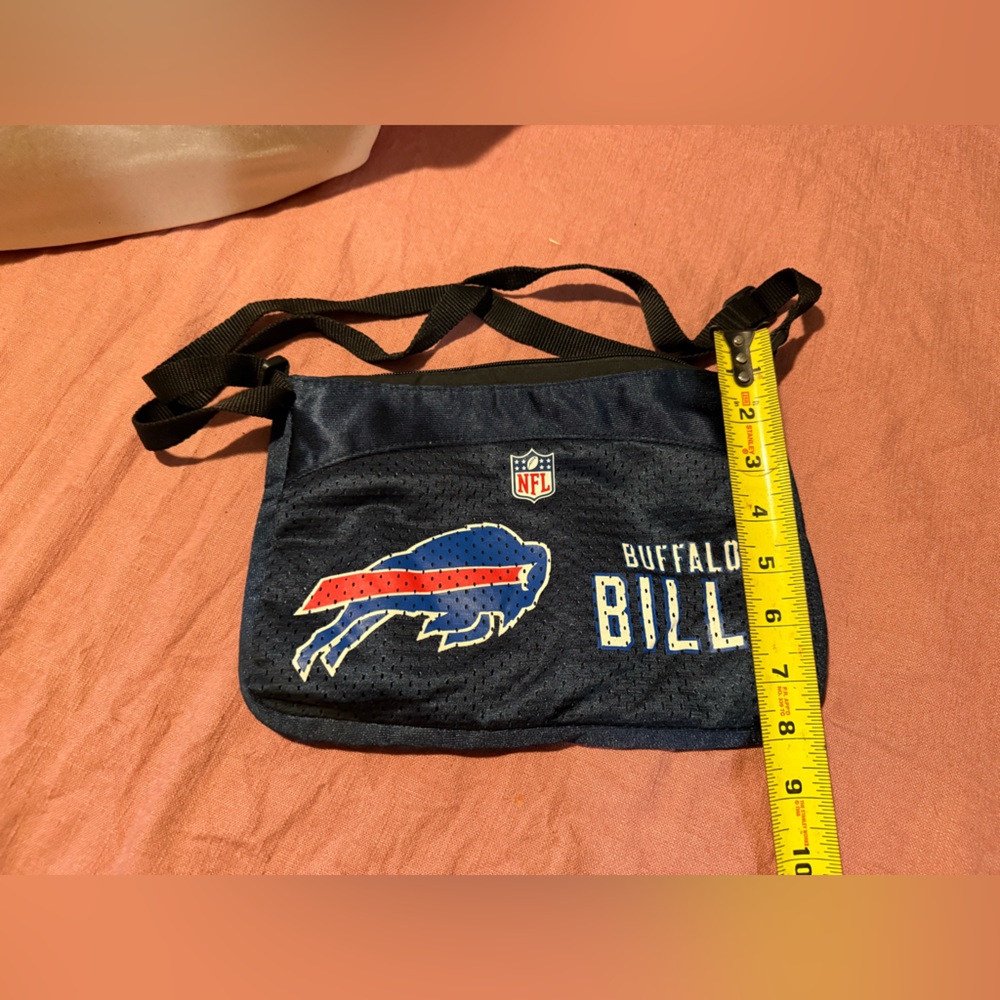 Buffalo Bills Navy Blue Crossbody Bag -jersey material - Picture 3 of 5